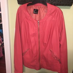 Lane Bryant Leather Moto Jacket 18-22
